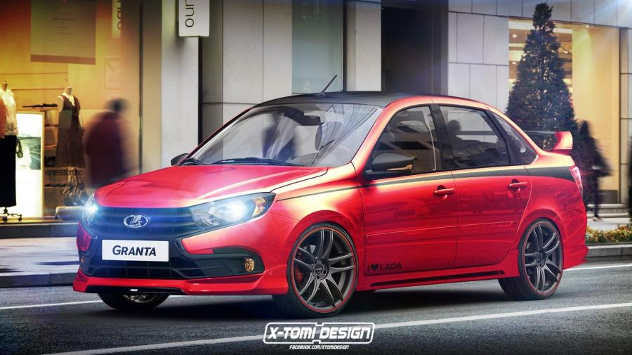 Lada Granta Sedan Facelift by X-Tomi Design '2018